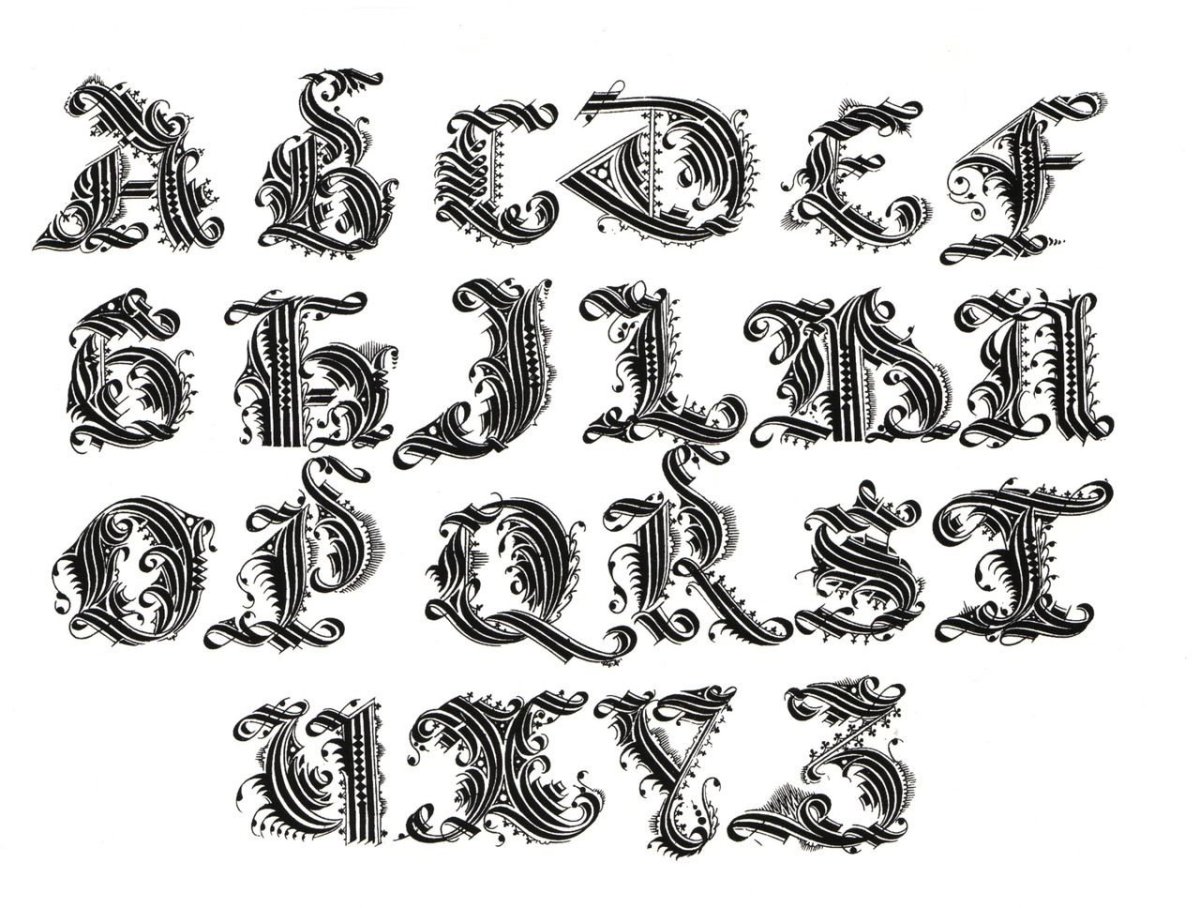Декоративный шрифт
