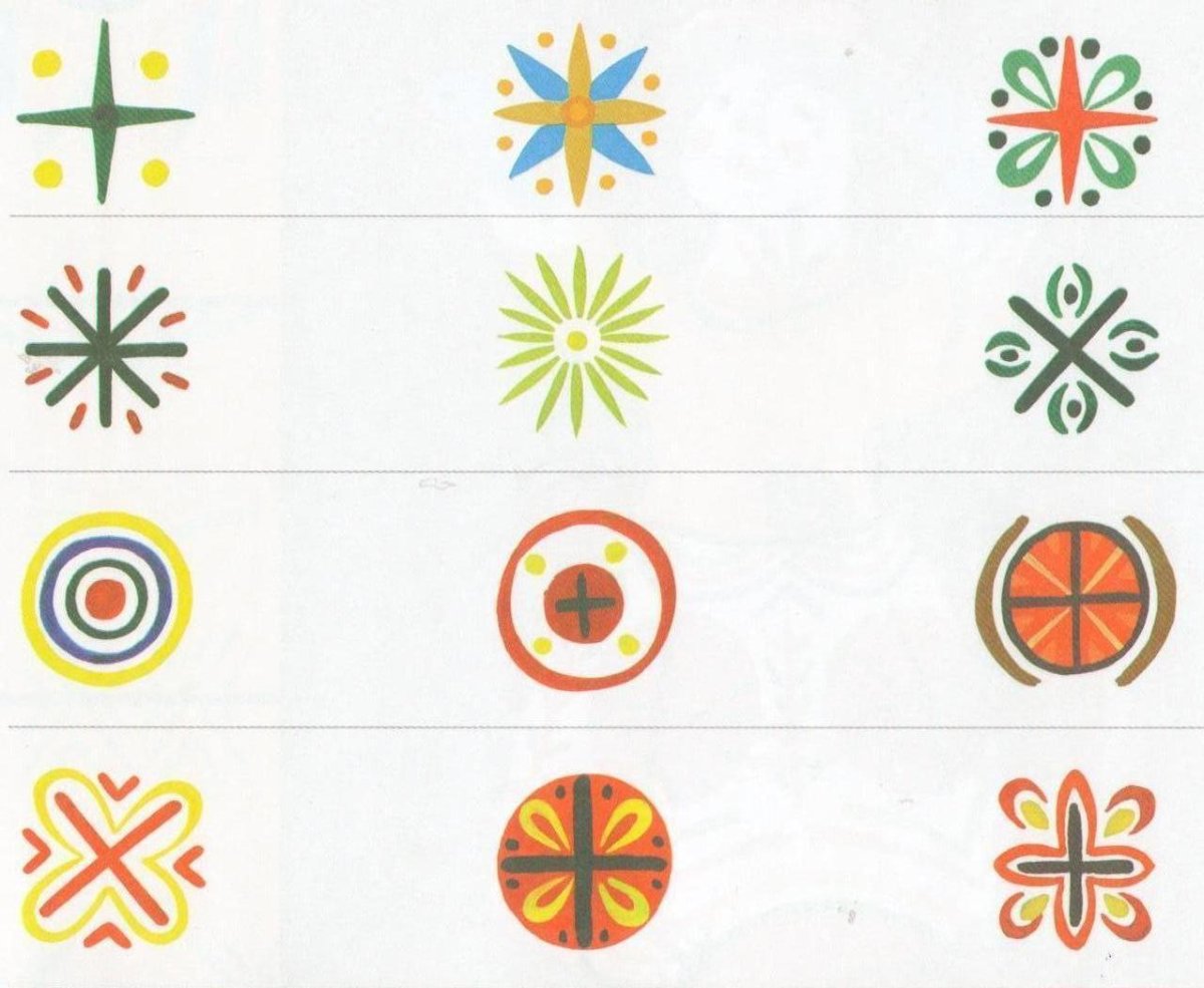 Каргопольская игрушка орнамент элементы росписи