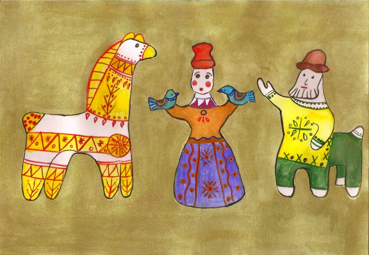 Северная роспись Каргопольская