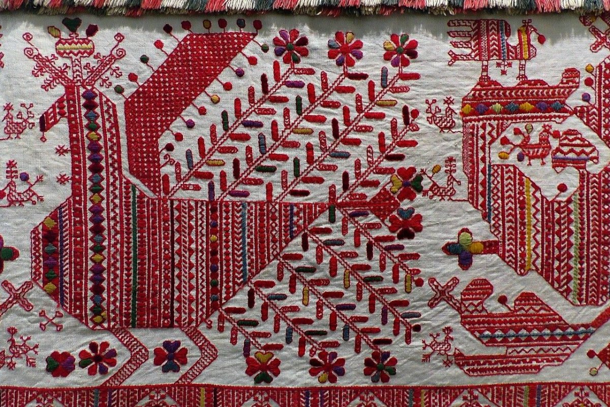 Каргопольская народная вышивка