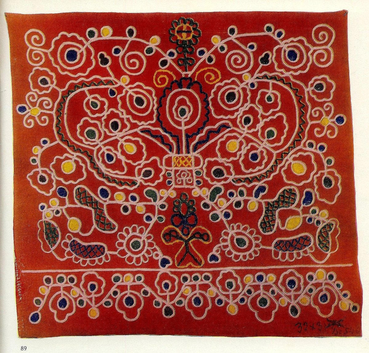 Вышивка тамбурным швом