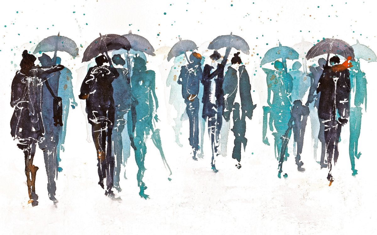 Anna Bobriakova акварельный портрет