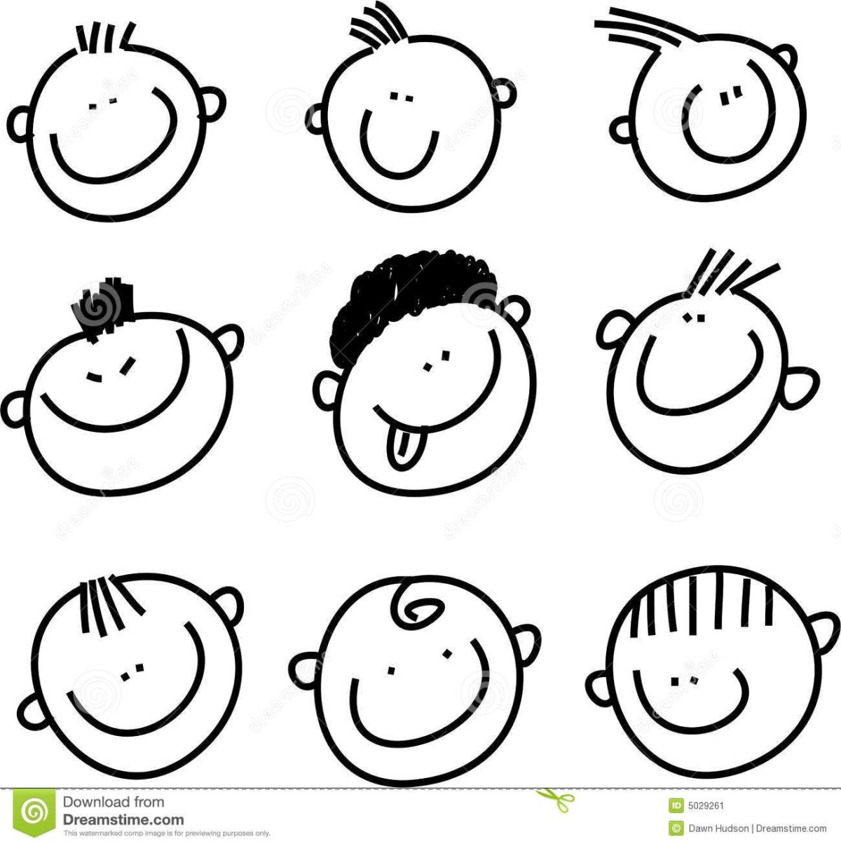 Геометрические фигурки с глазками