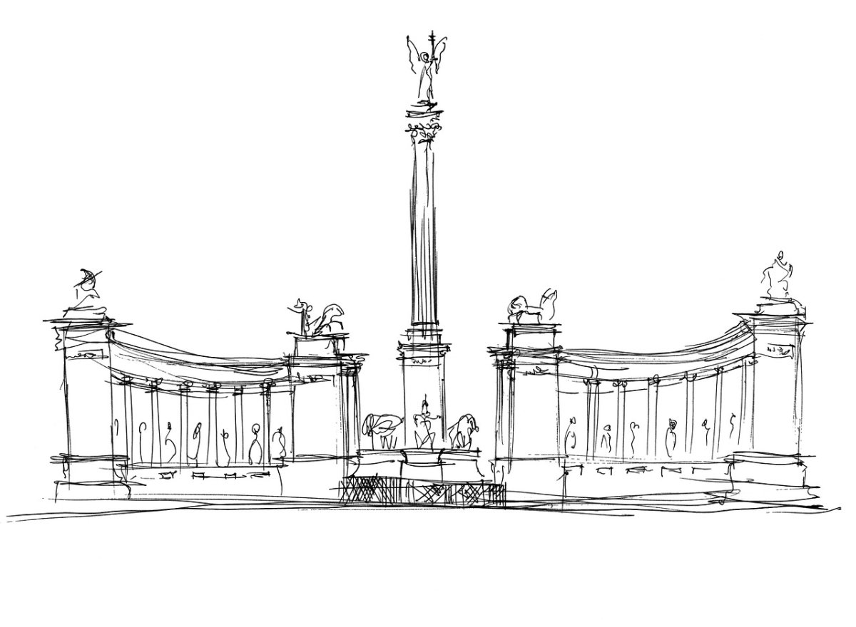 Достопримечательности рисунок