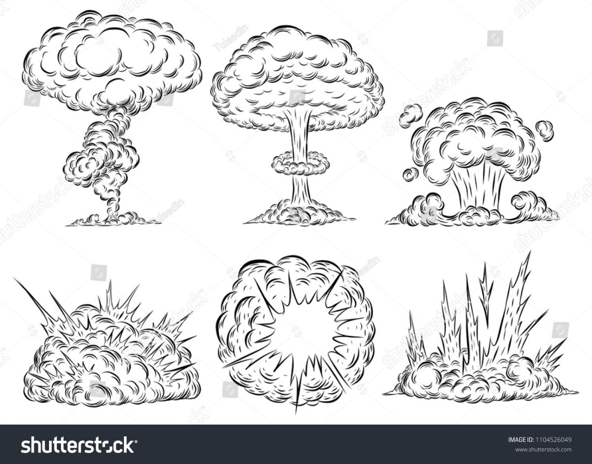 Взрыв рисунок