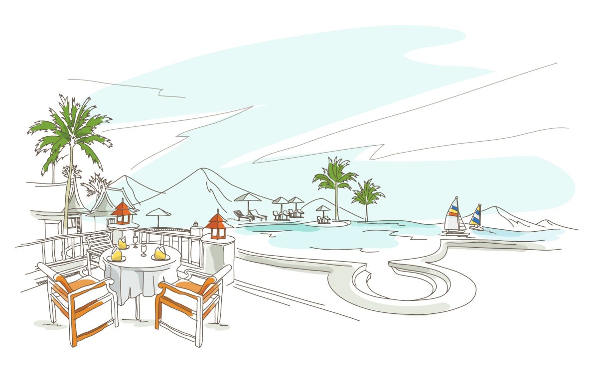 Туризм рисунки