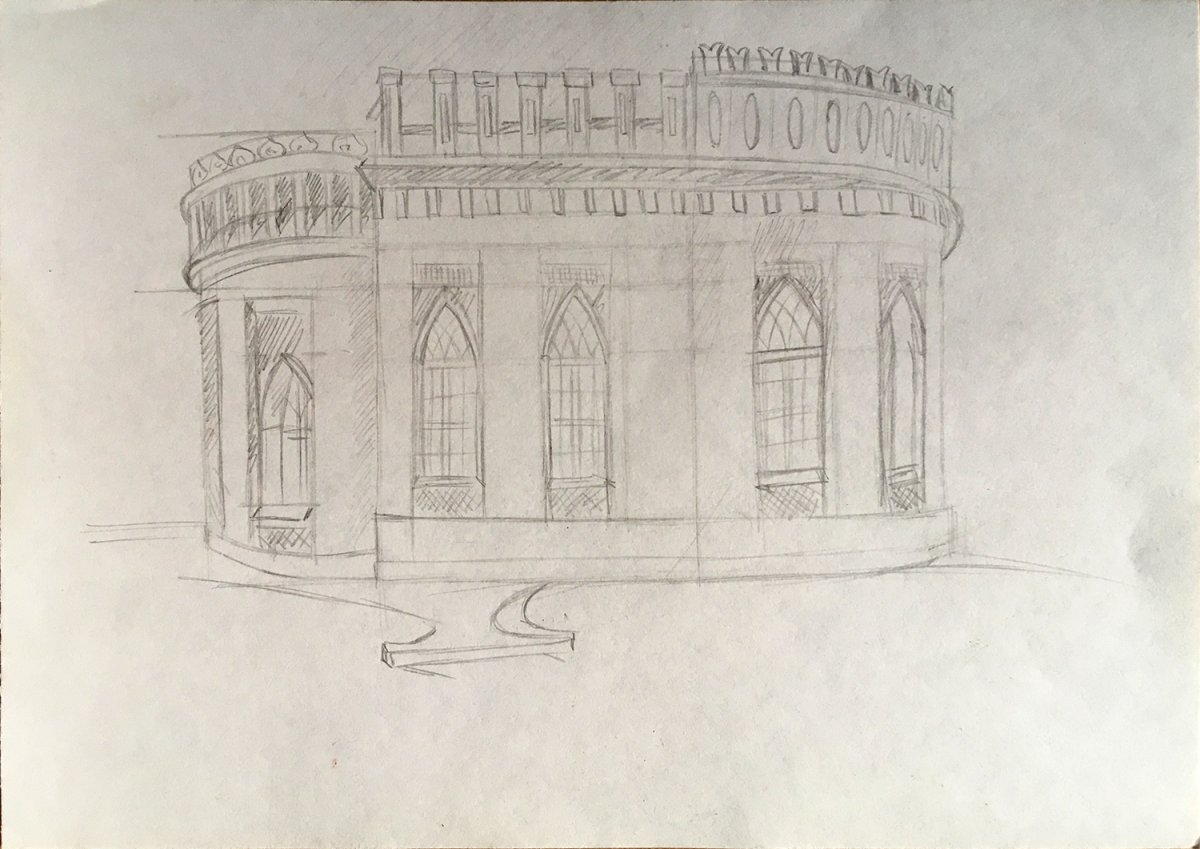 Наброски парк Царицыно