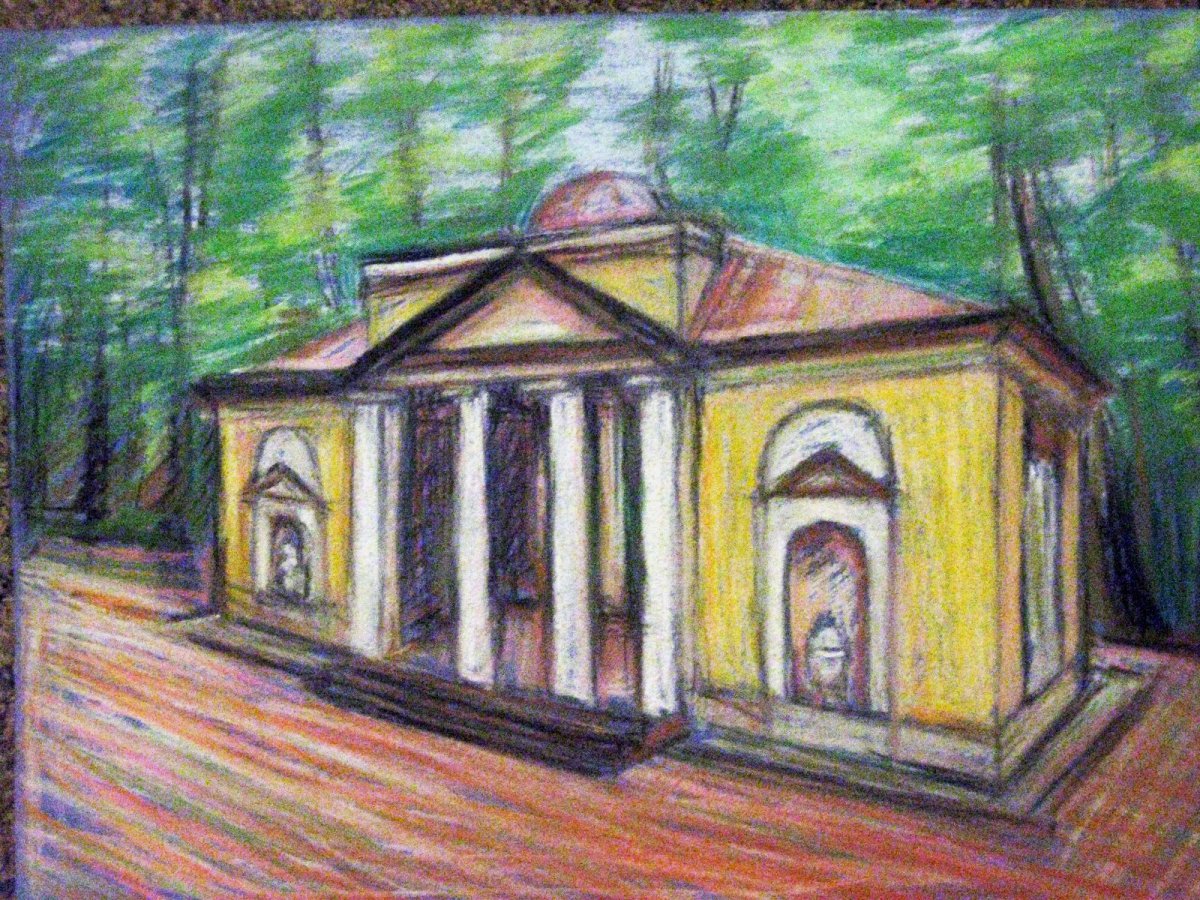 Миловида в Царицыно рисунок