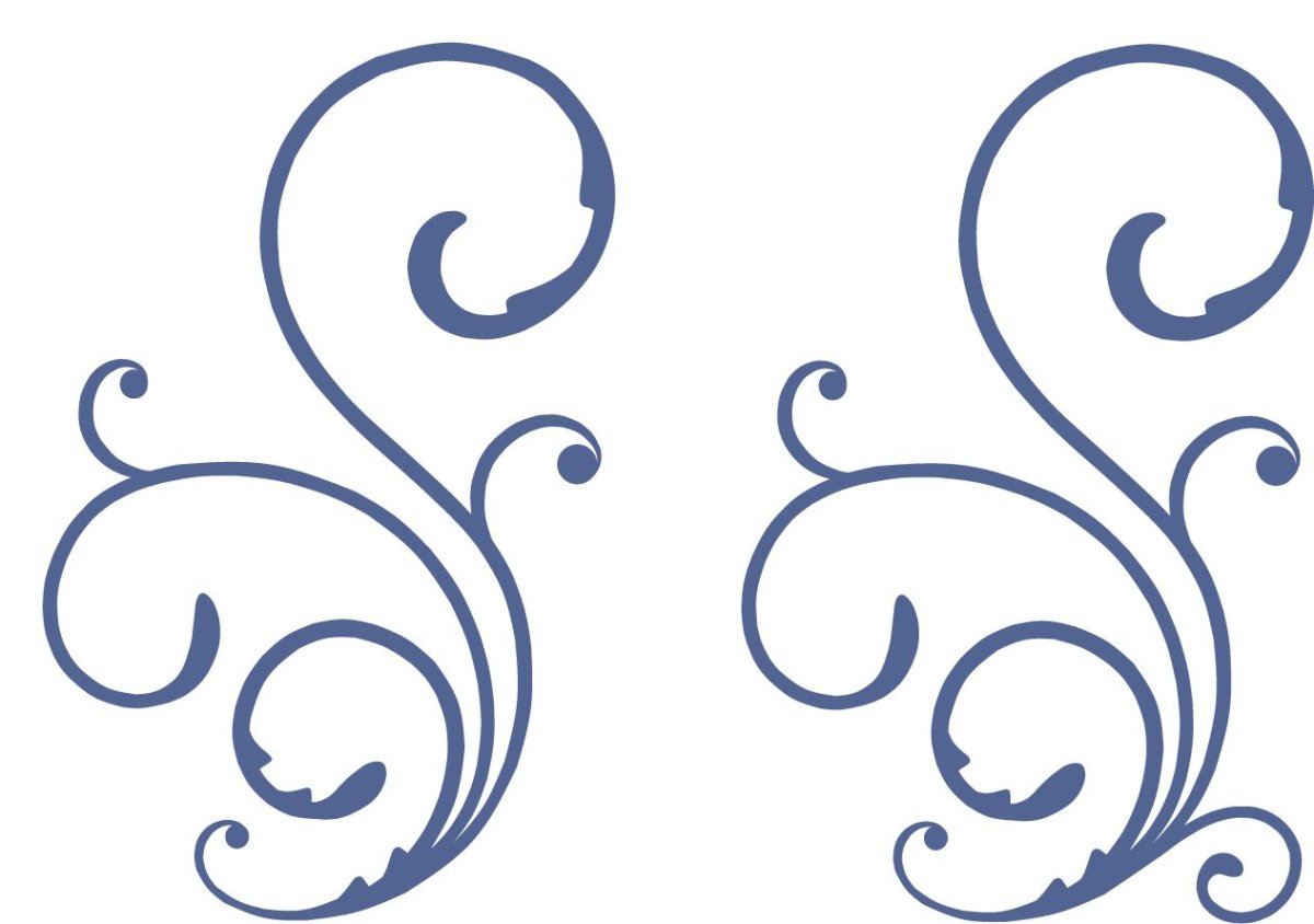 Узор из завитков