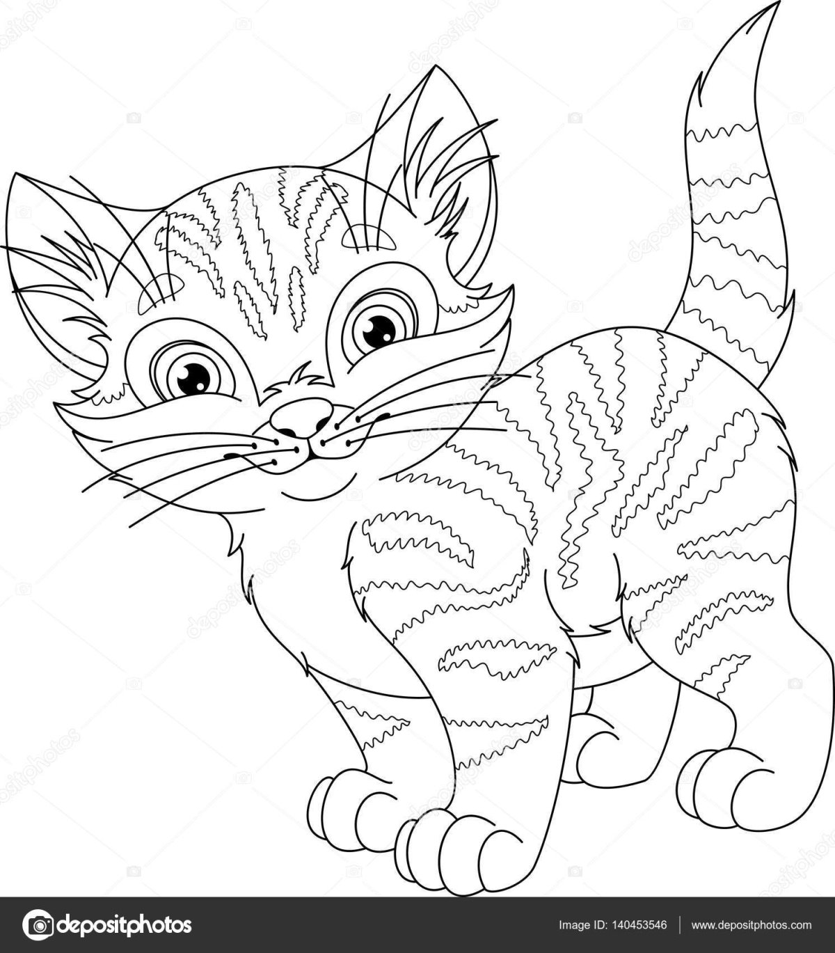 Раскраска котов британцев