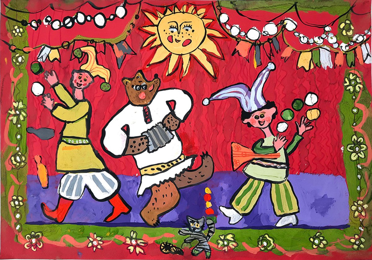 Клоуны бродячего цирка 19 век