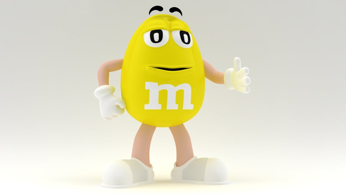 Желтый из ммдемс