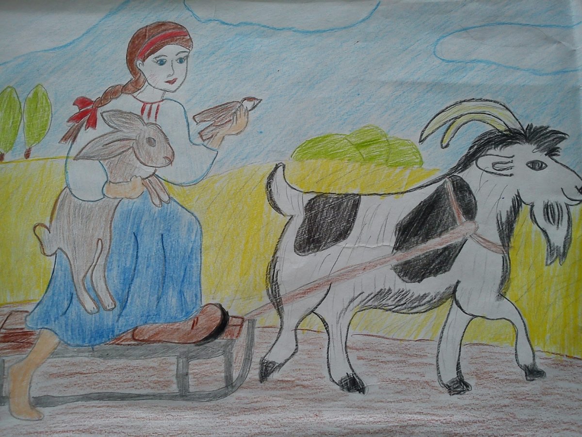 Умная дочь Крестьянская рисунок