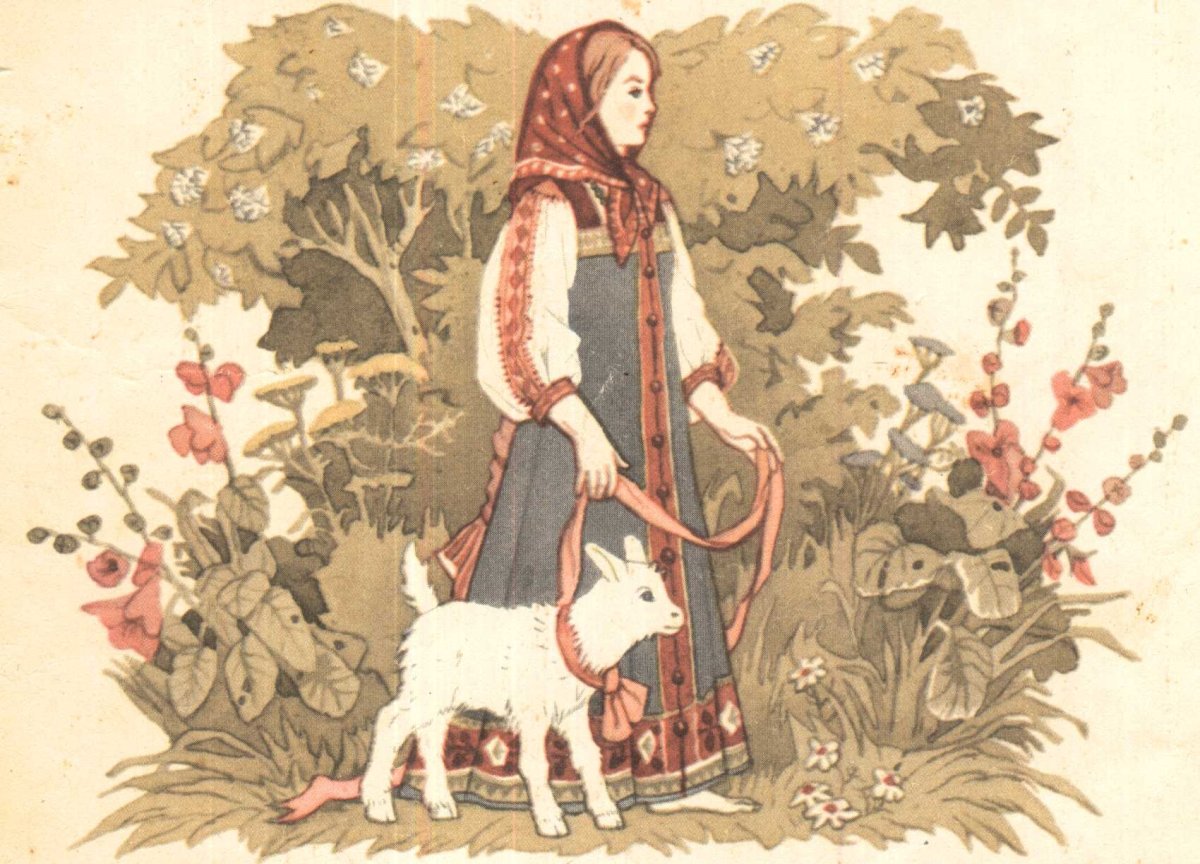 Девушка из сказки раскраска