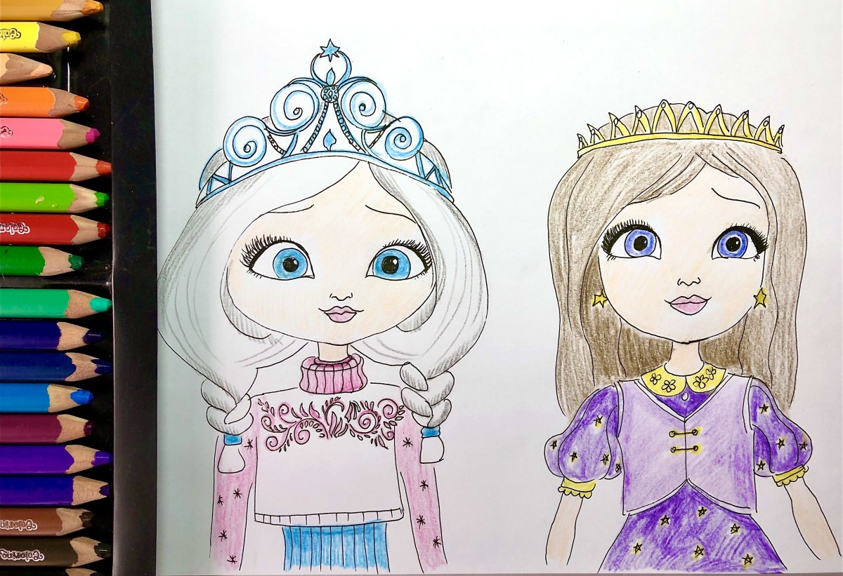 Раскраска Иван Царевич и серый волк Василиса