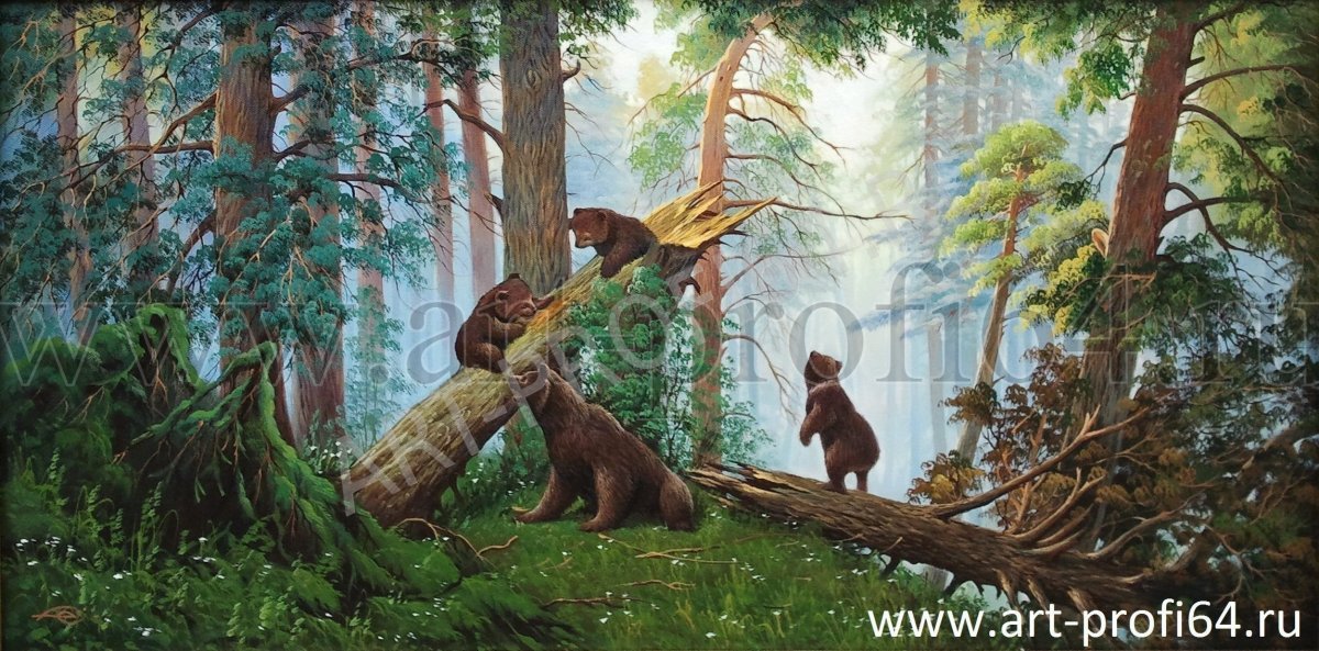 Шишкин медведи в Сосновом Бору