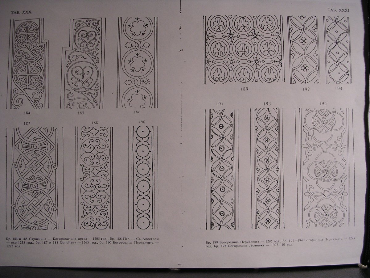 Византийский орнамент для икон прориси