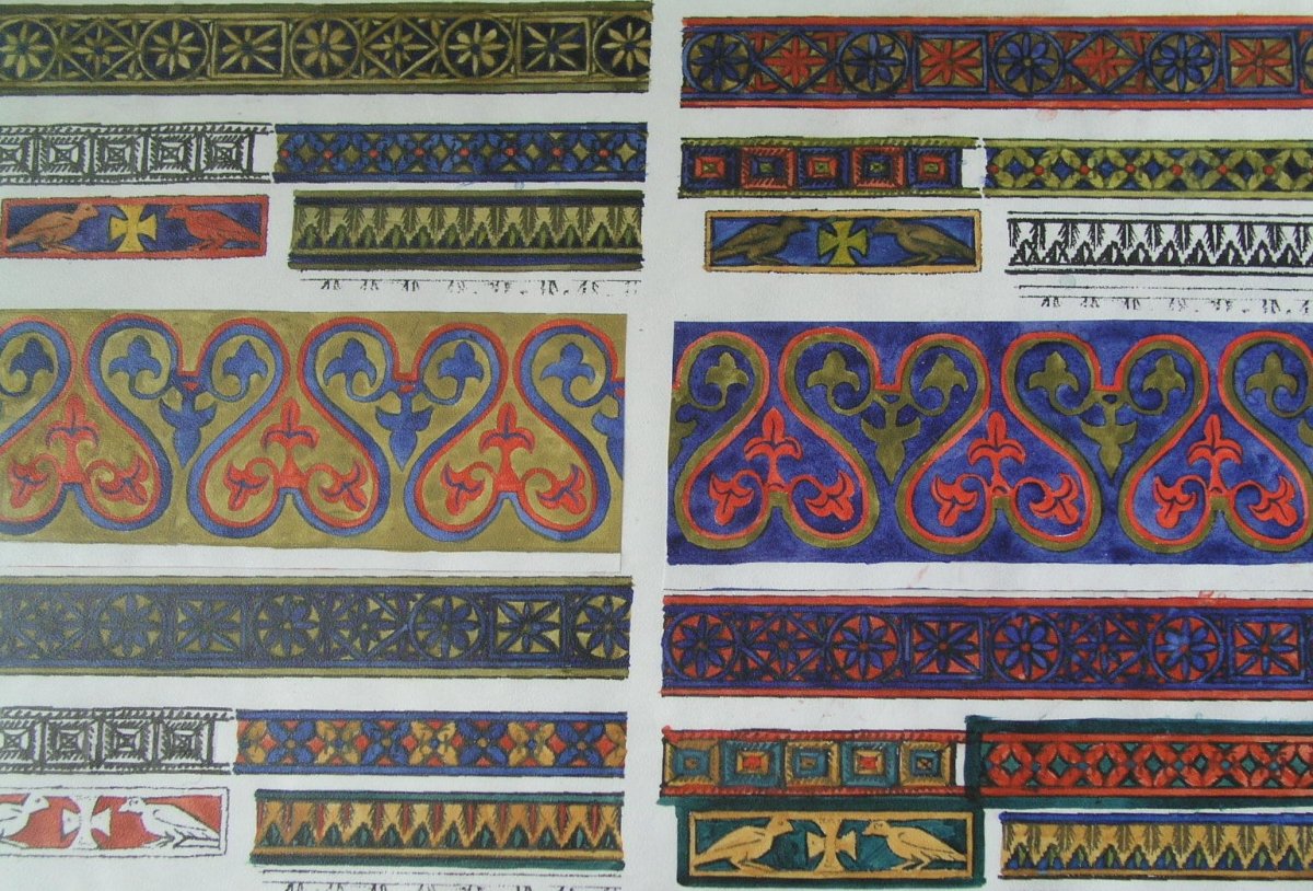 Церковный орнамент 17 века