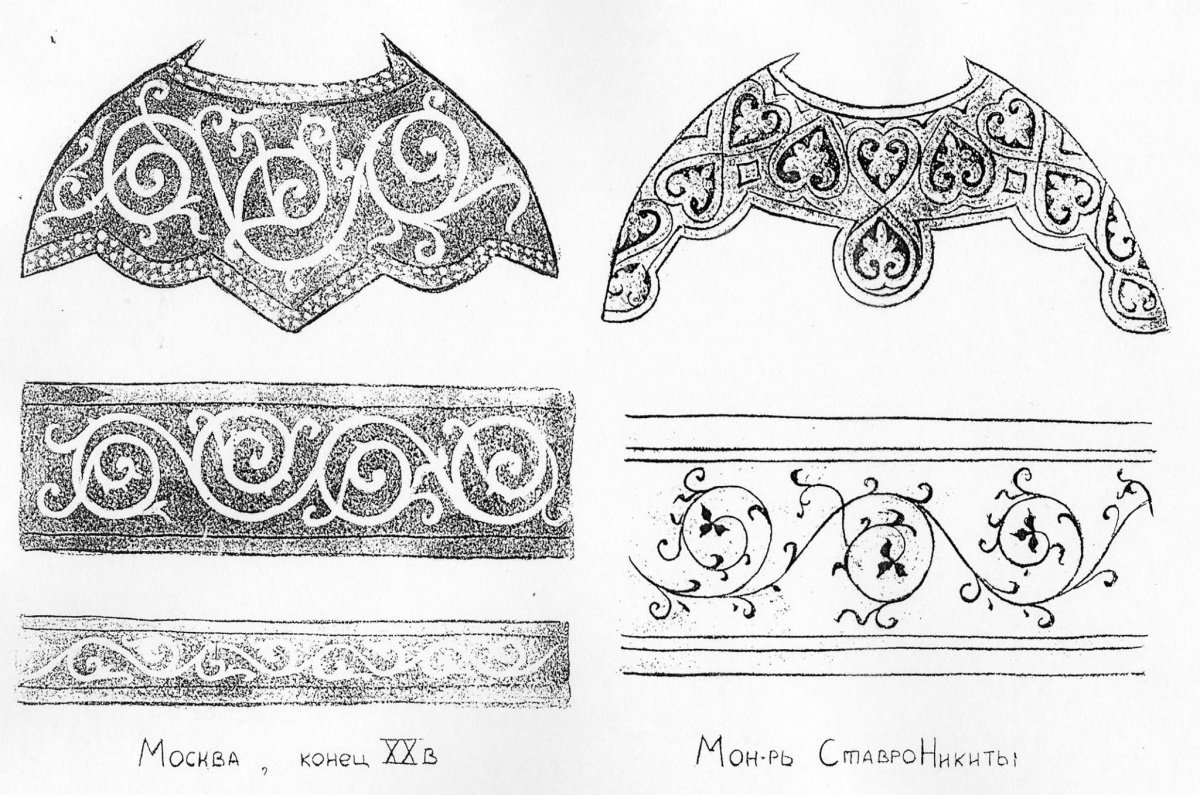 Византийский орнамент в иконописи