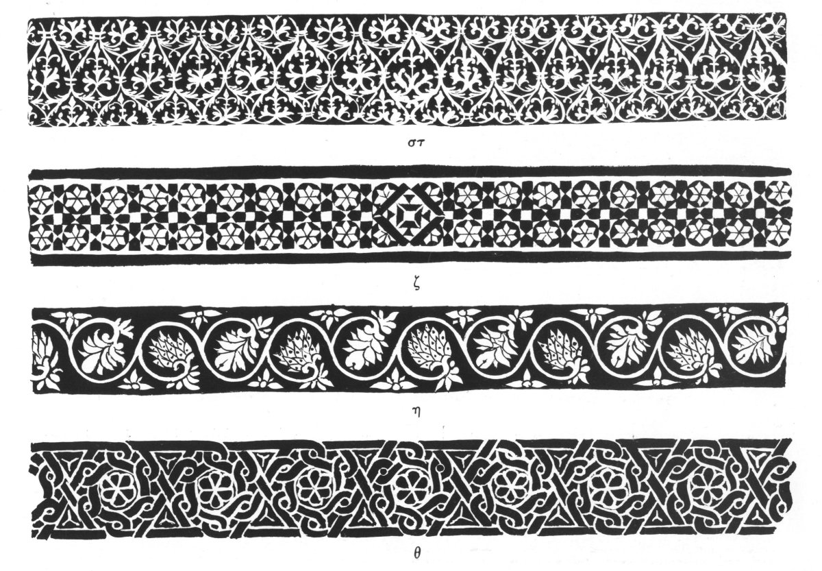 Византийский орнамент в полосе