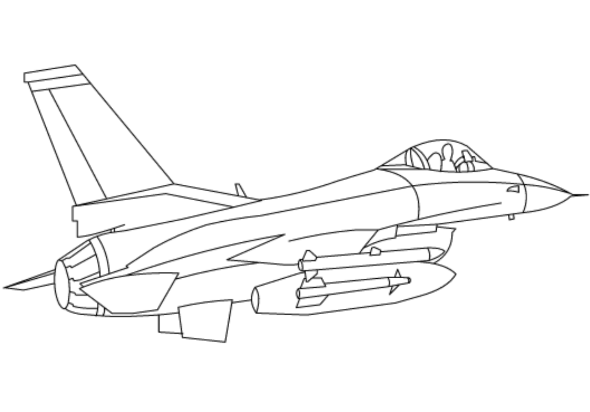 Самолет миг вектор