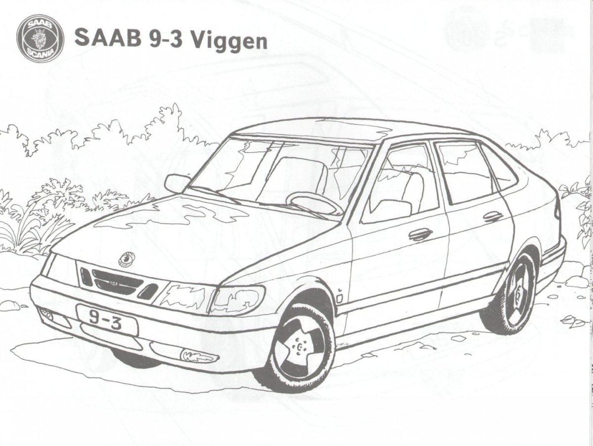 Раскраска. Вольво