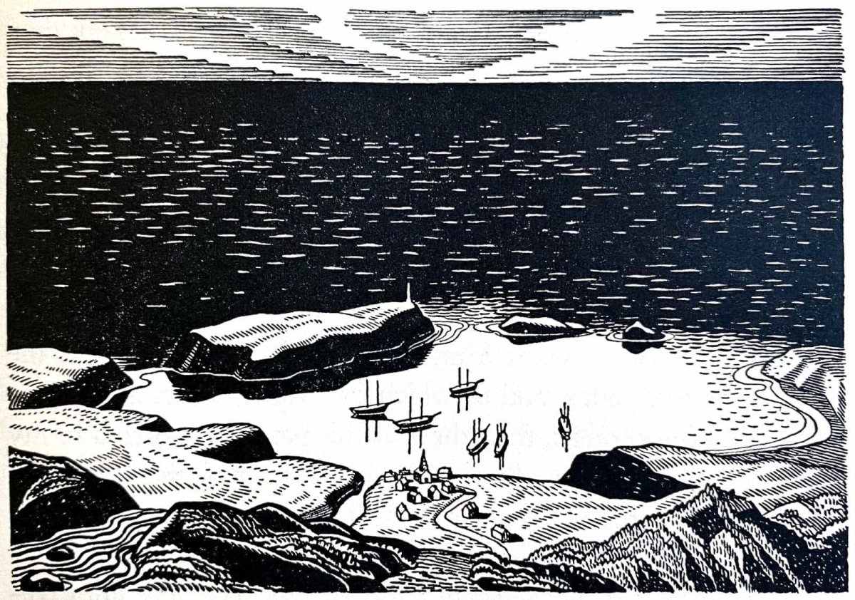 Моби Дик книга Винтажная обложка рокуэл