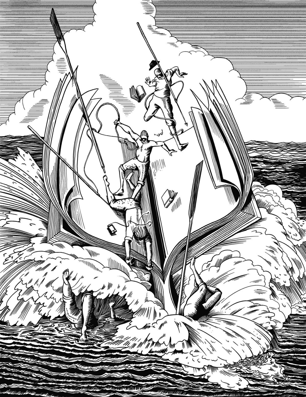 Моби Дик иллюстрации Рокуэлла