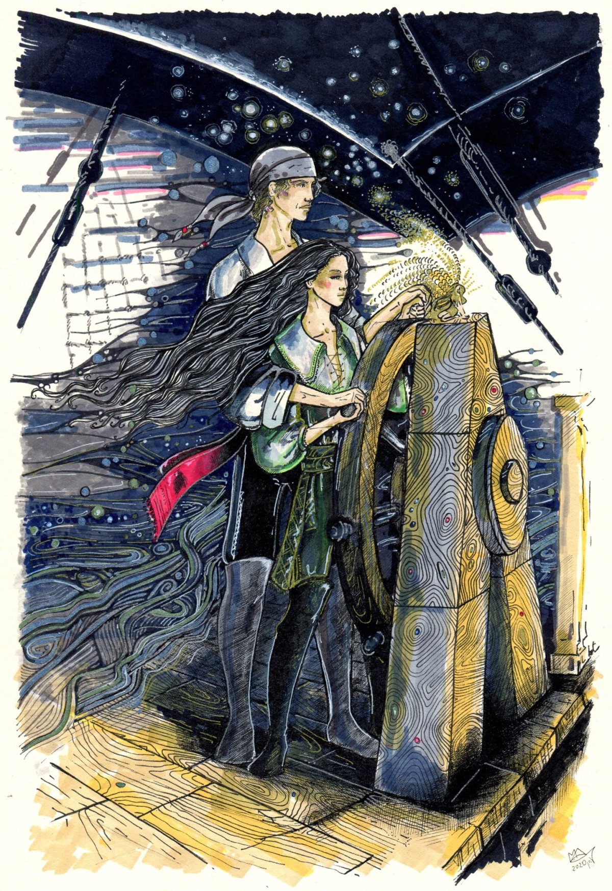 Альфонс Муха Карандашные