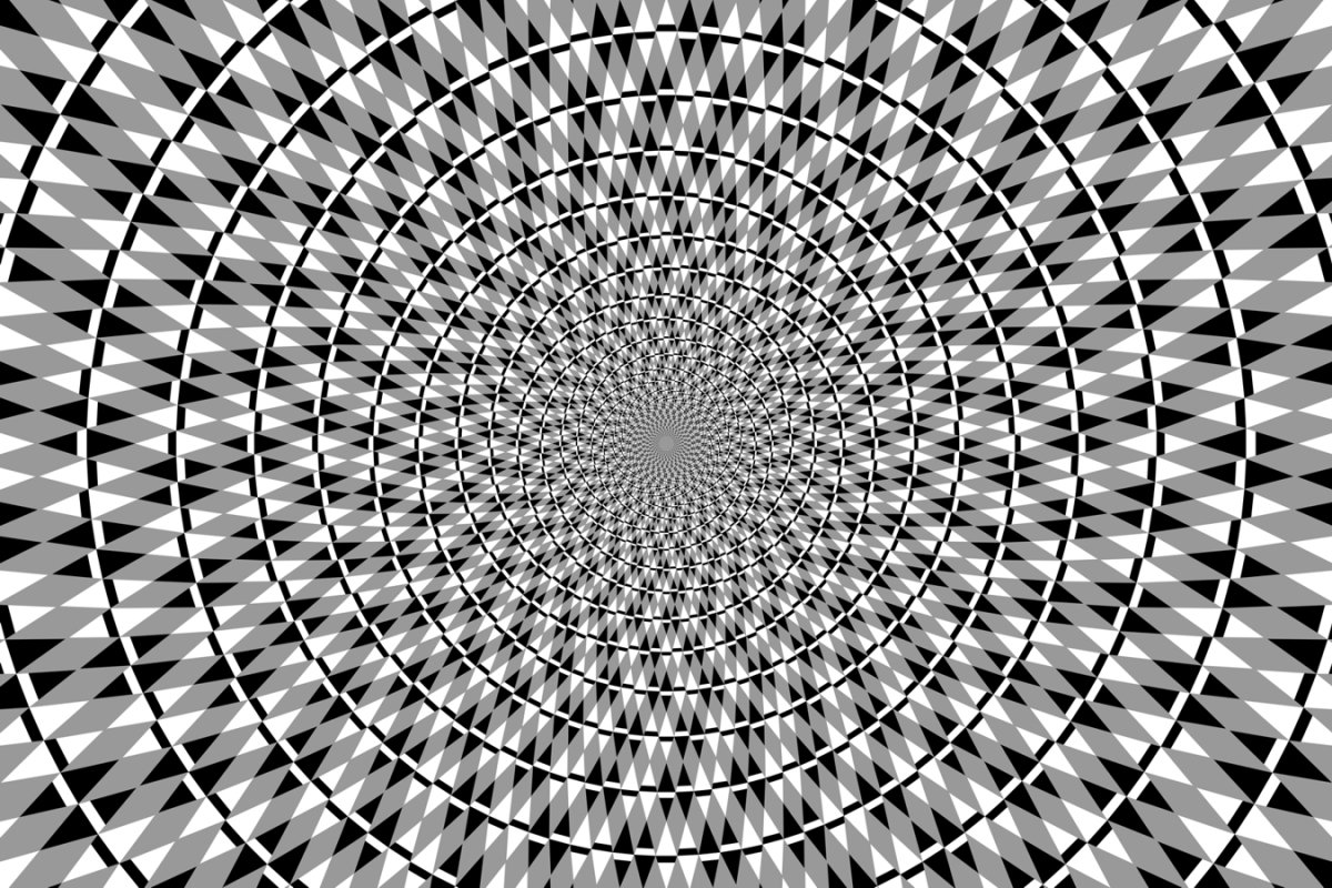 Спираль иллюзия