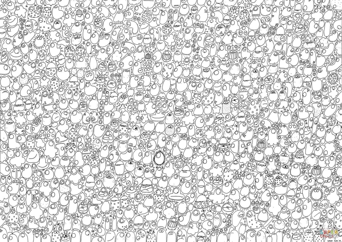 Раскраска антистресс фон