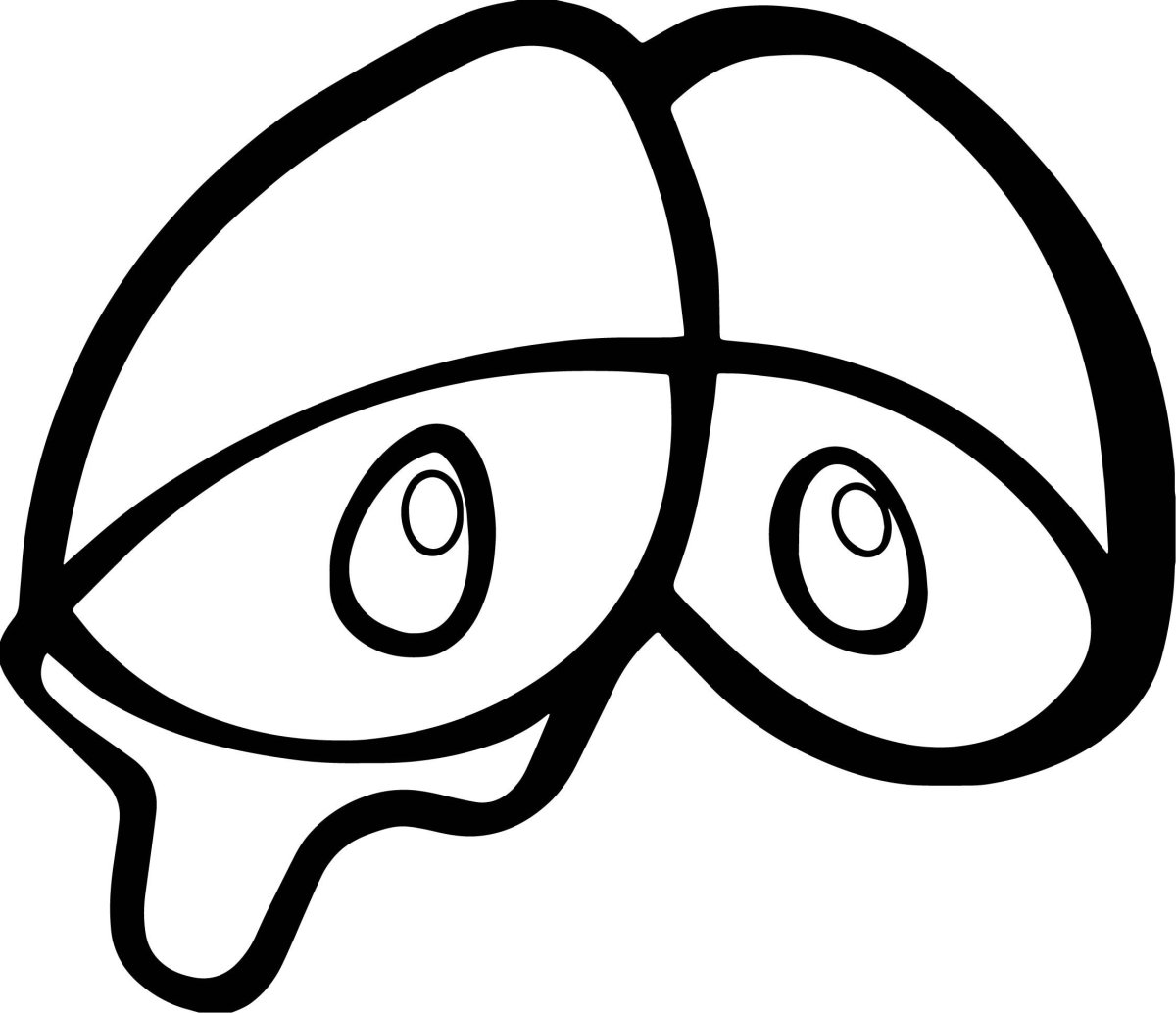 Глаза раскраска для детей