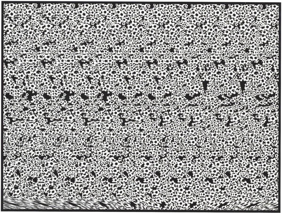 Стереокартинки черно белые