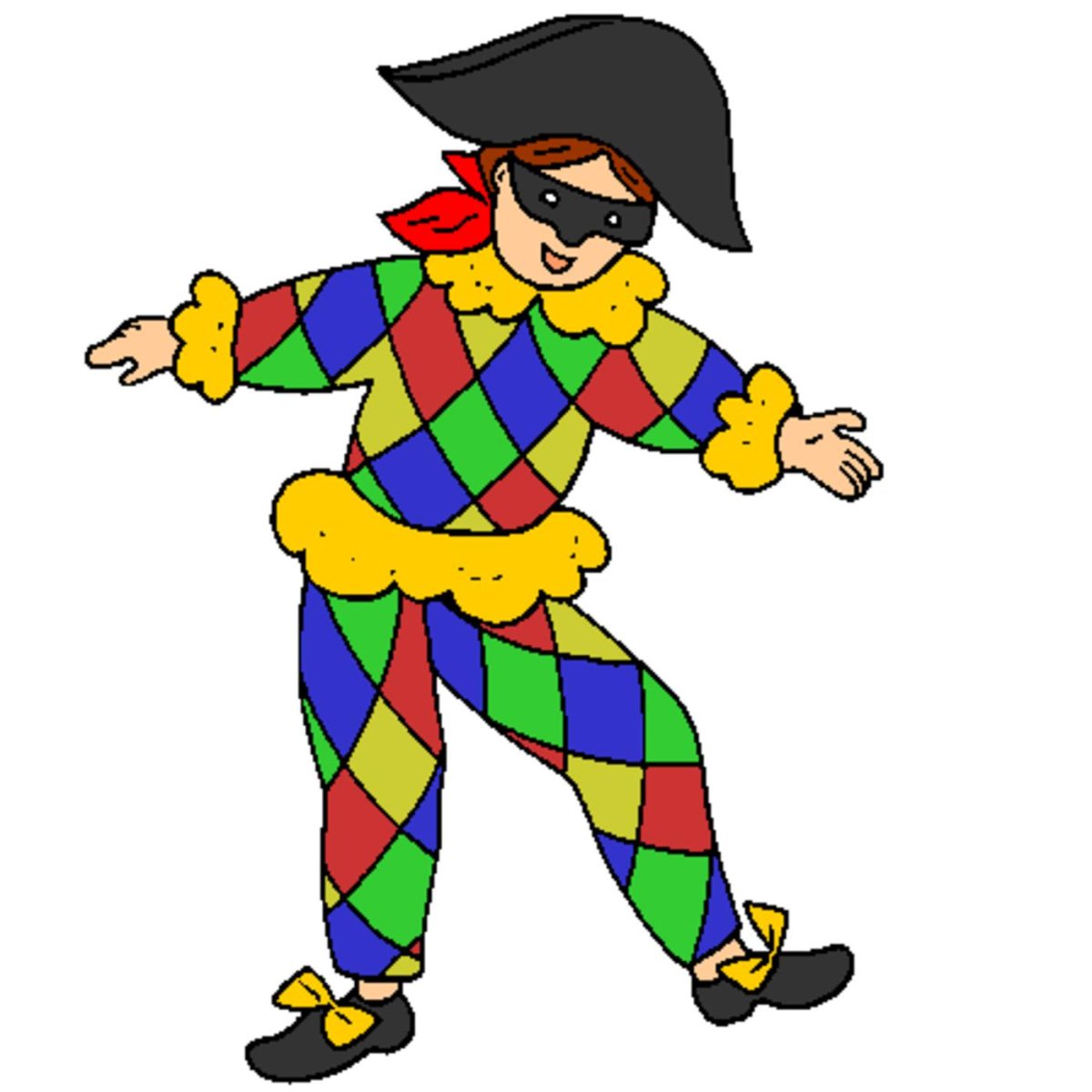 Пьеро раскраска