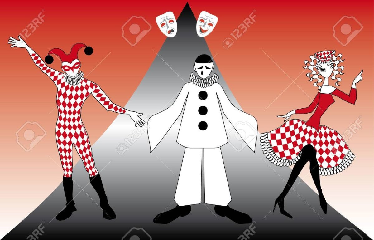 Пьеро Арлекин петрушка