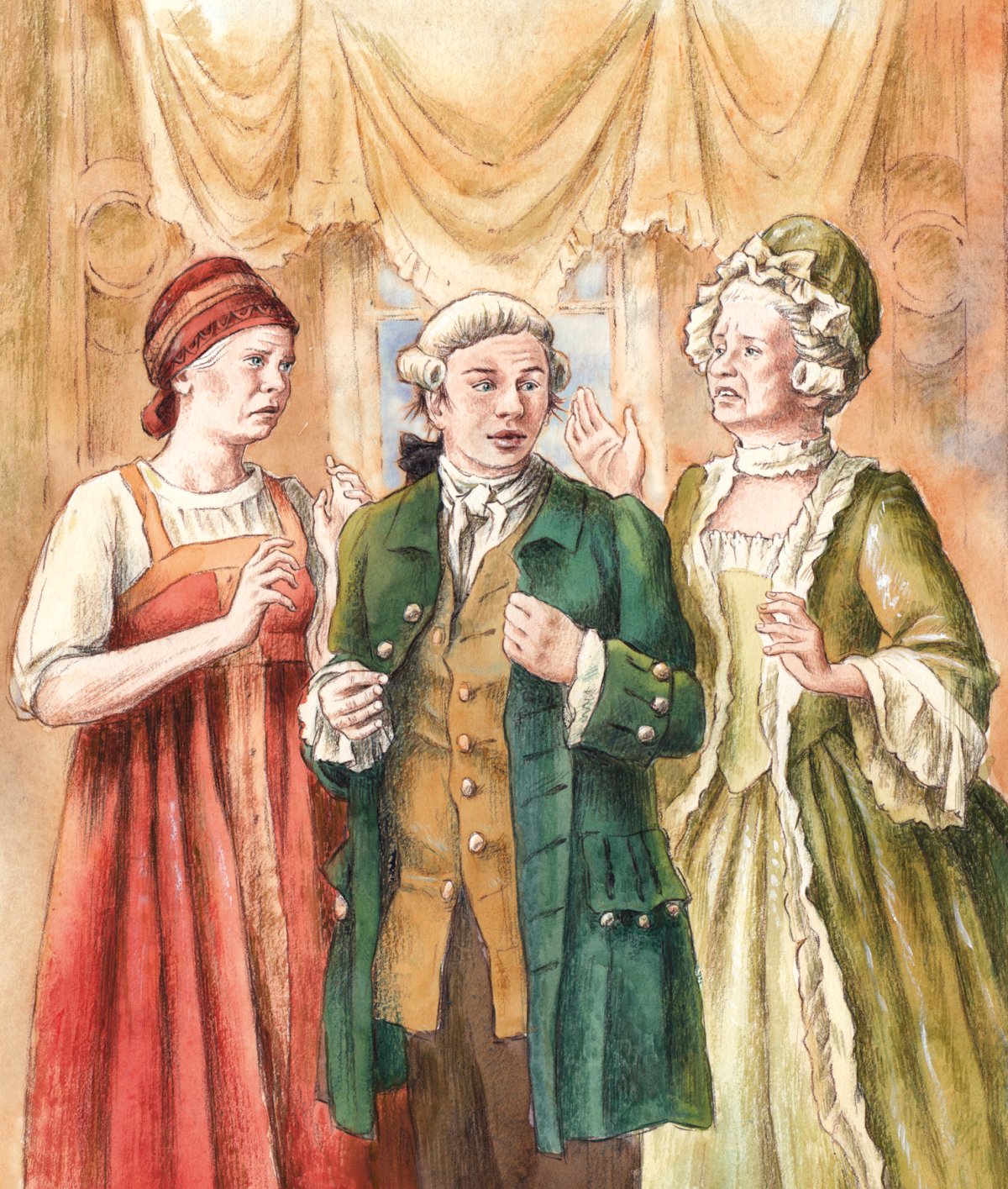 Недоросль иллюстрации