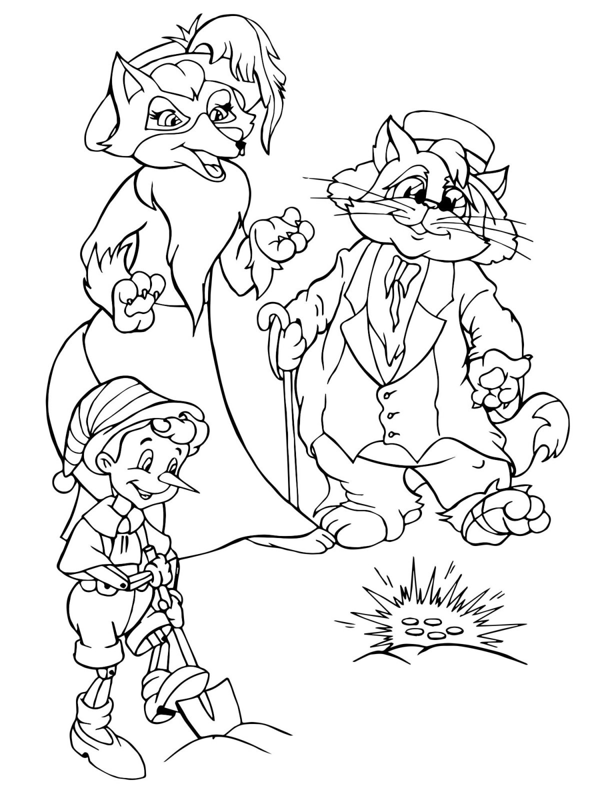 Раскраски к сказке петушок золотой гребешок для детей