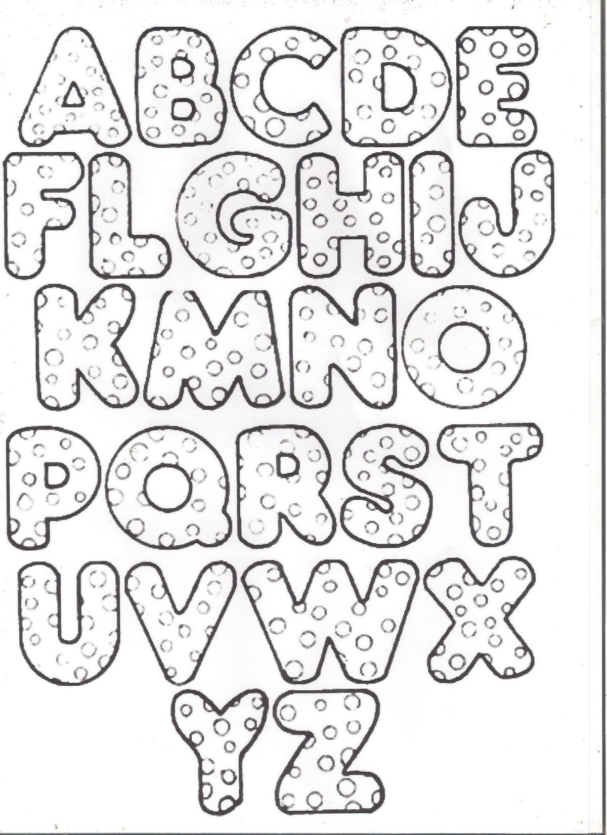 Шрифты для раскрашивания