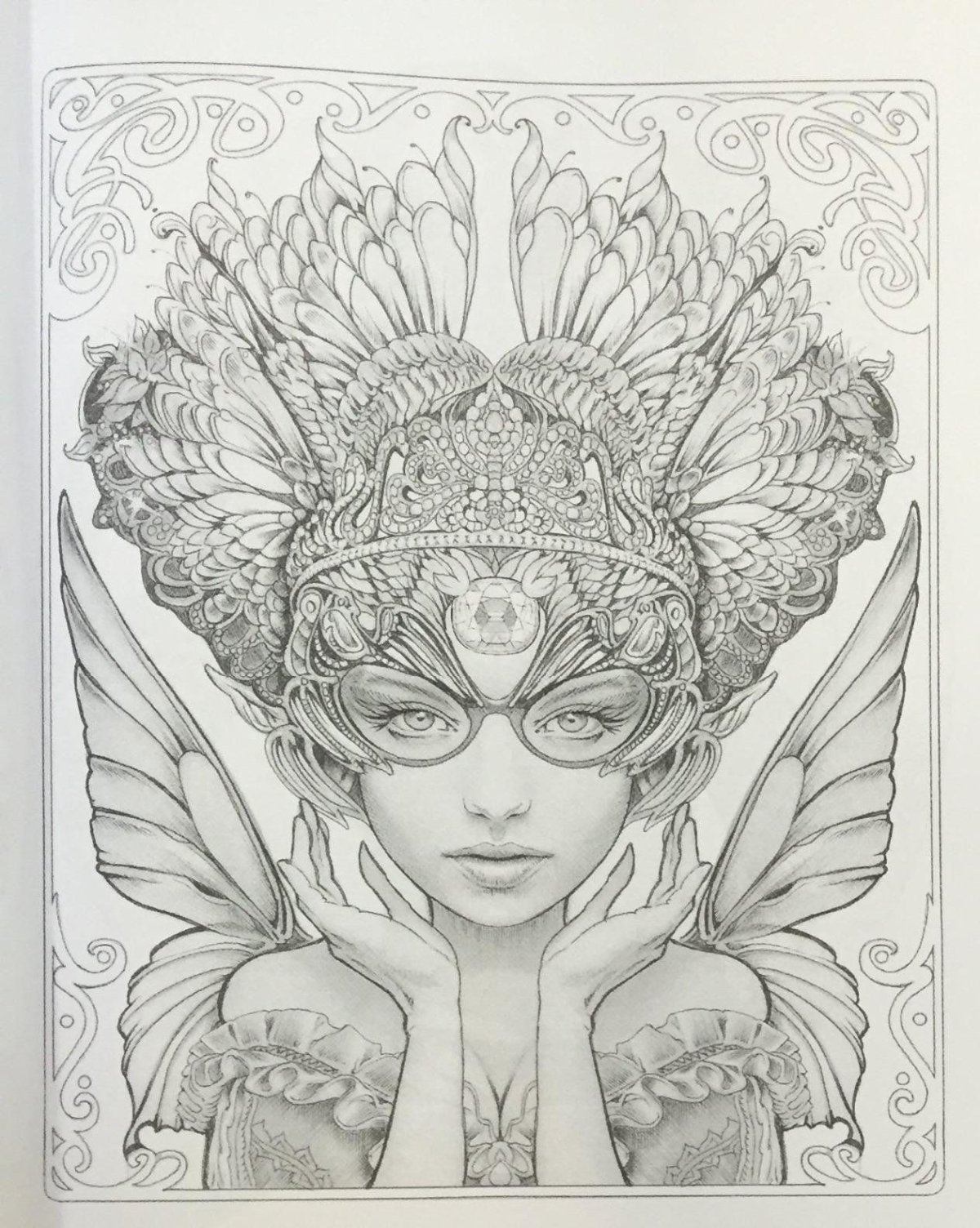 Раскраски в стиле фэнтези