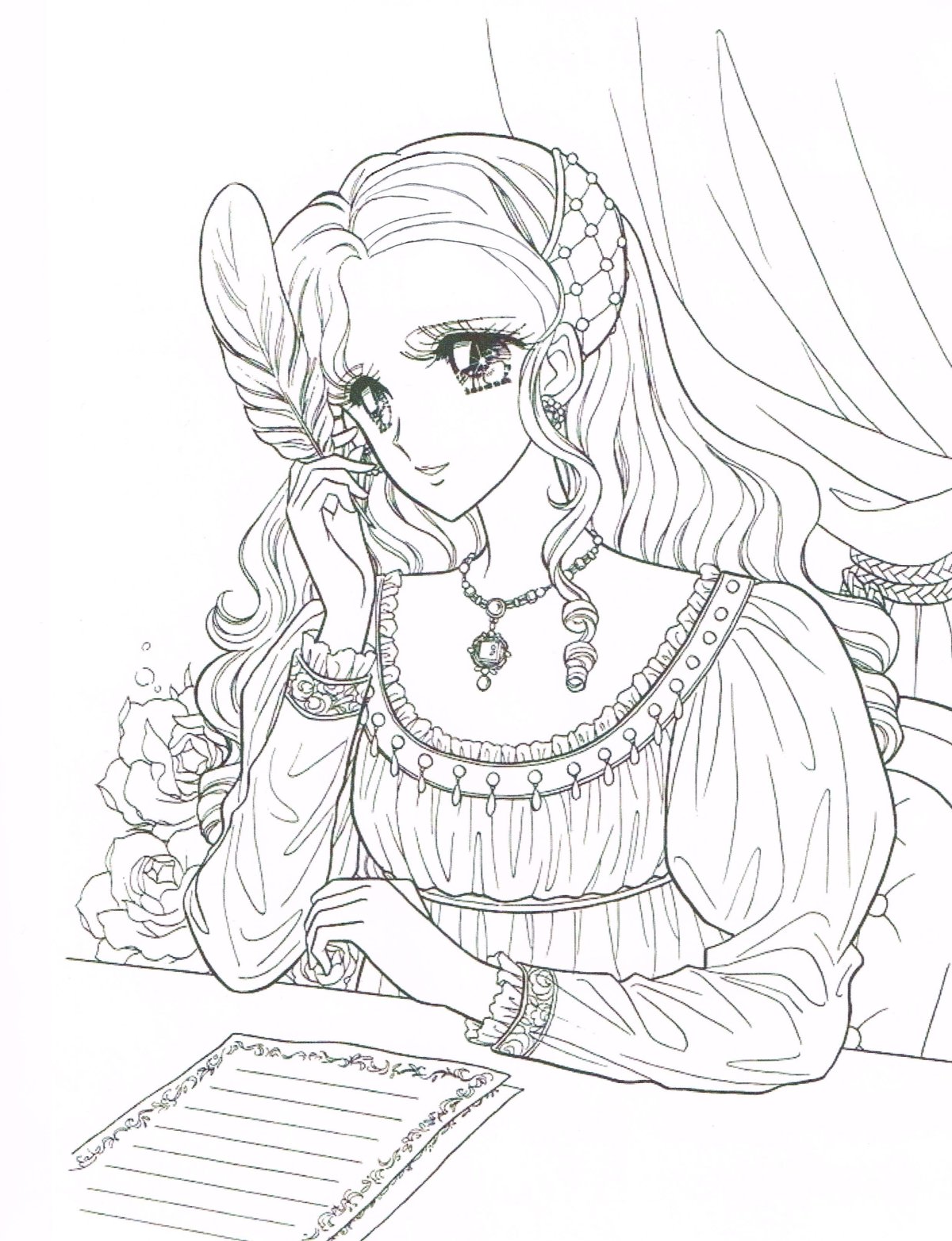 Раскраски аниме ведьмы