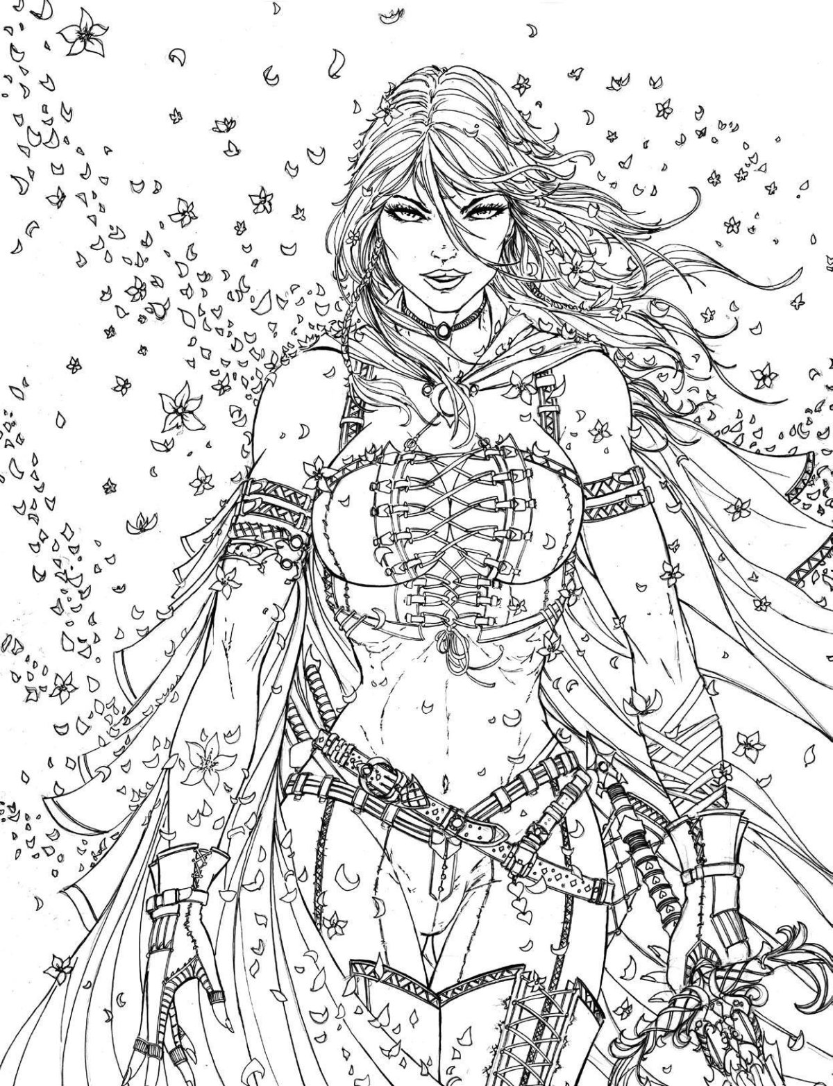 Раскраски для акварели взрослым