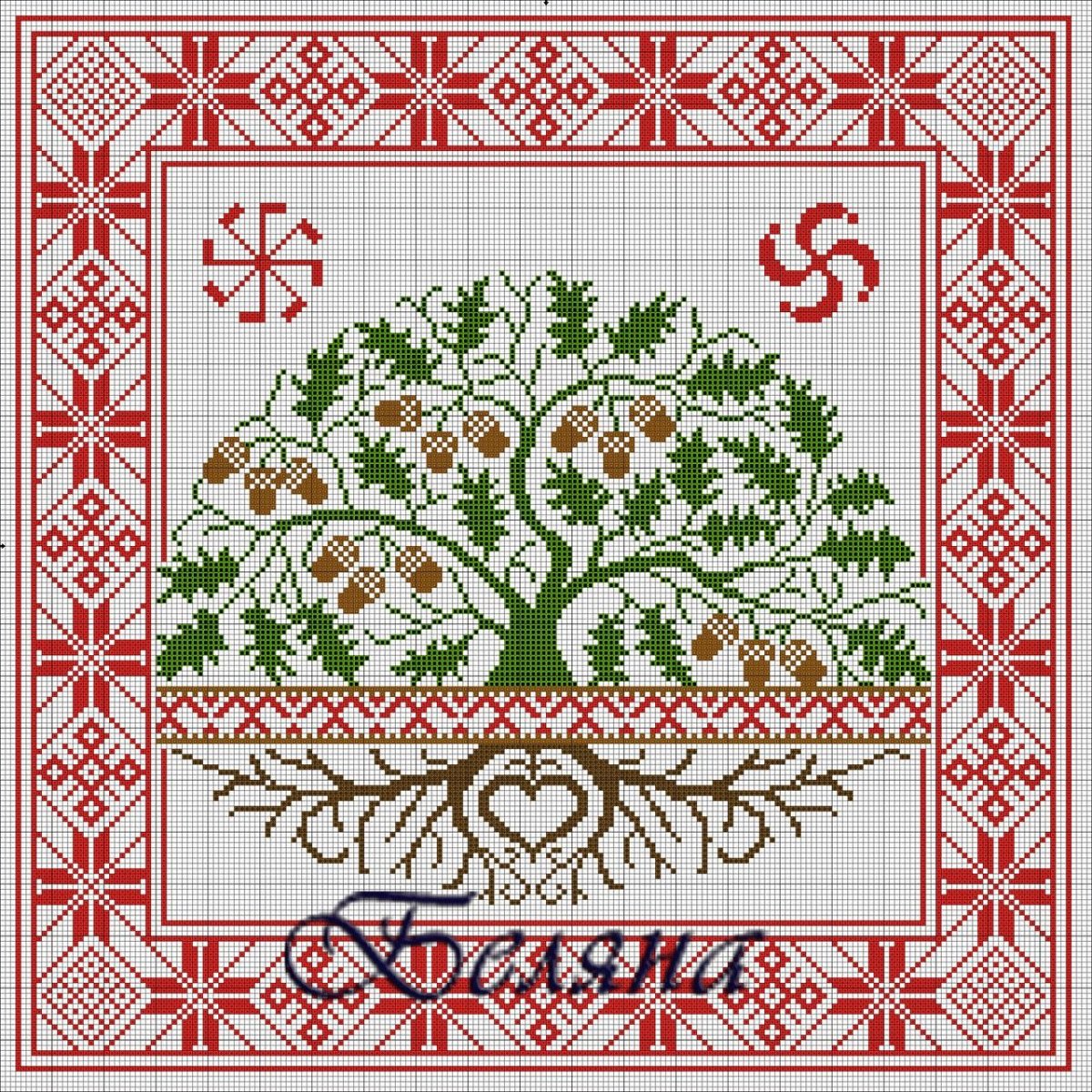 Славянская обережная символика дерево рода