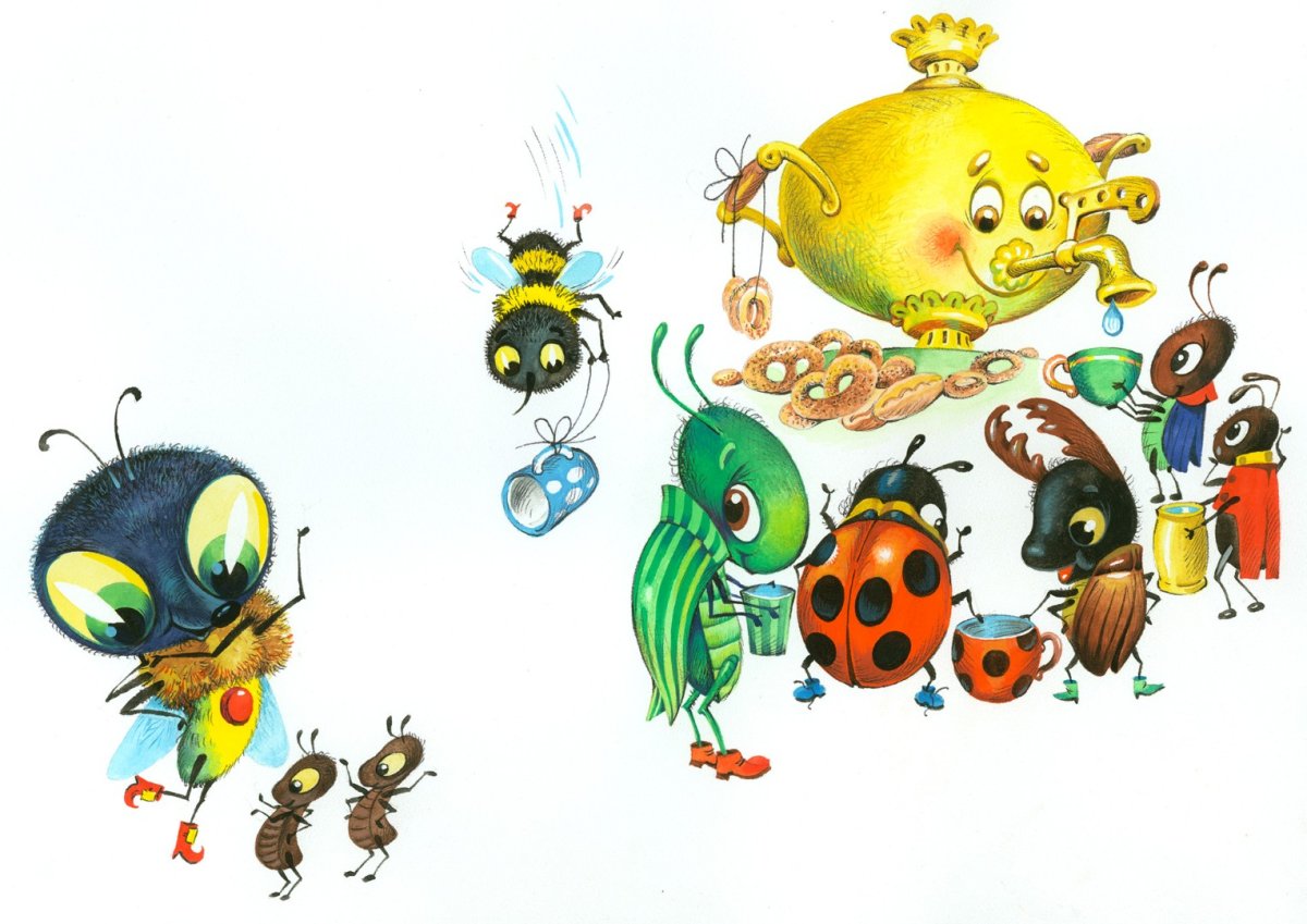 Герои Муха Цокотуха Чуковского