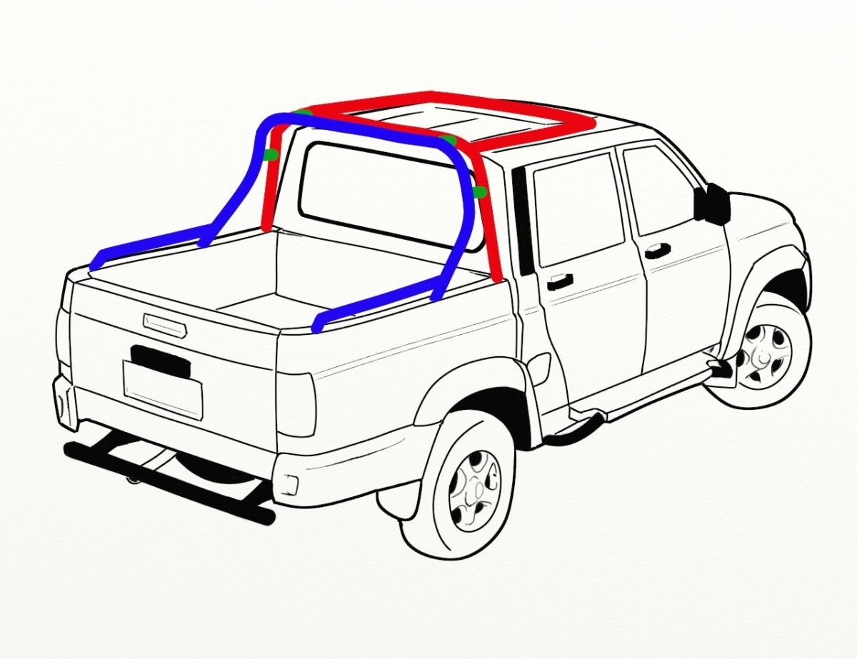 Toyota Land Cruiser 80 чертеж