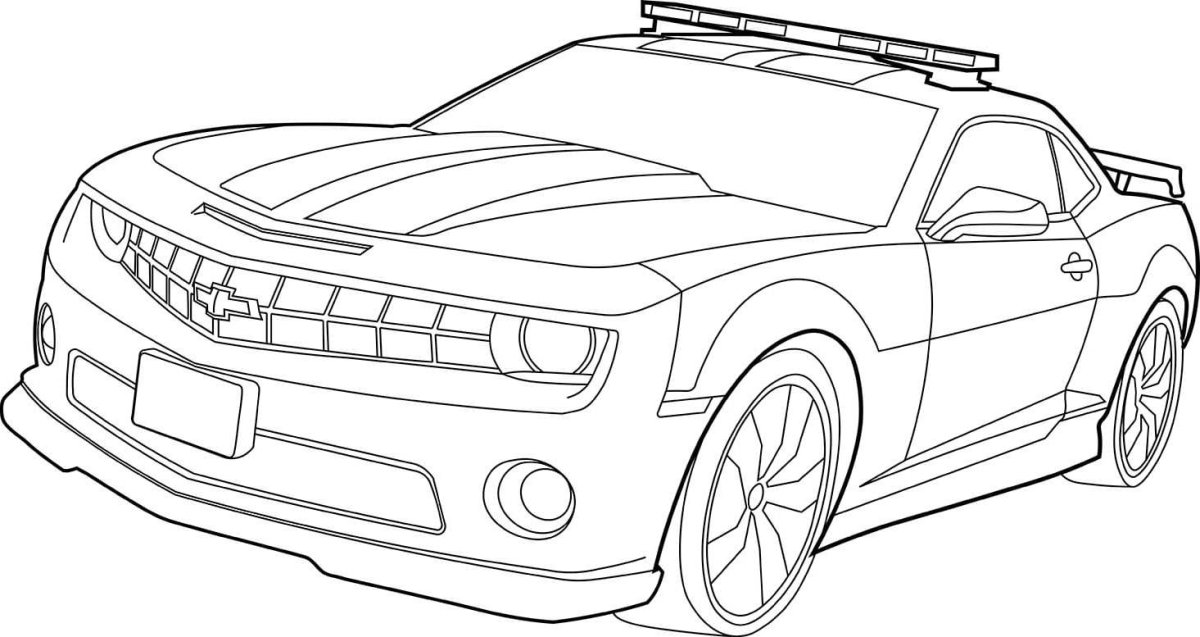 Раскраска Тойота ленд Крузер 200