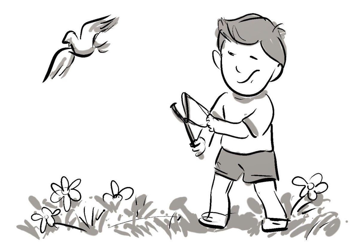 Сердечко добро и зло