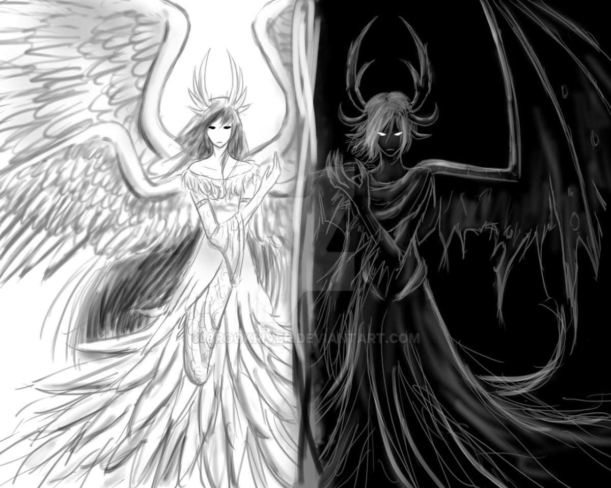 Иллюстрация добра и зла