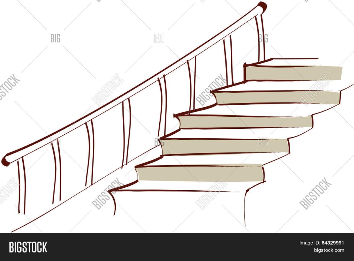 Ступеньки вектор сбоку