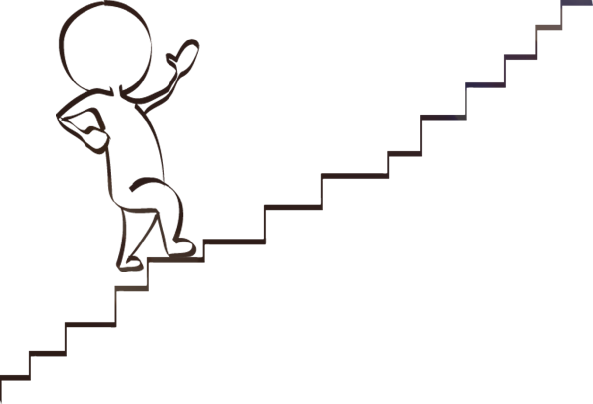 Лестница схематично