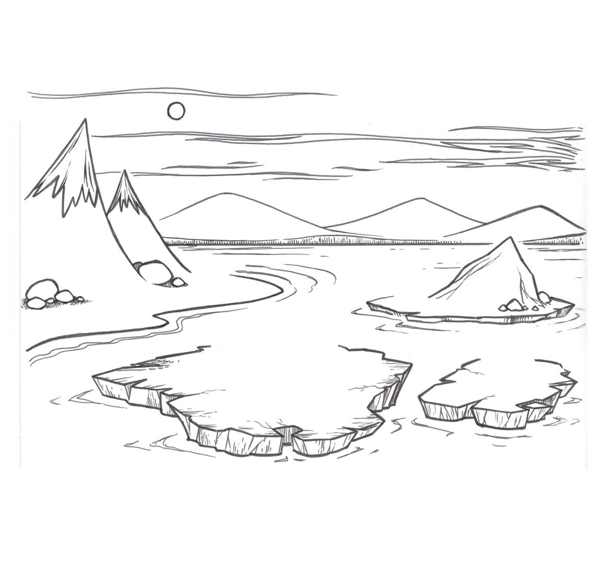 Полярники в Арктике